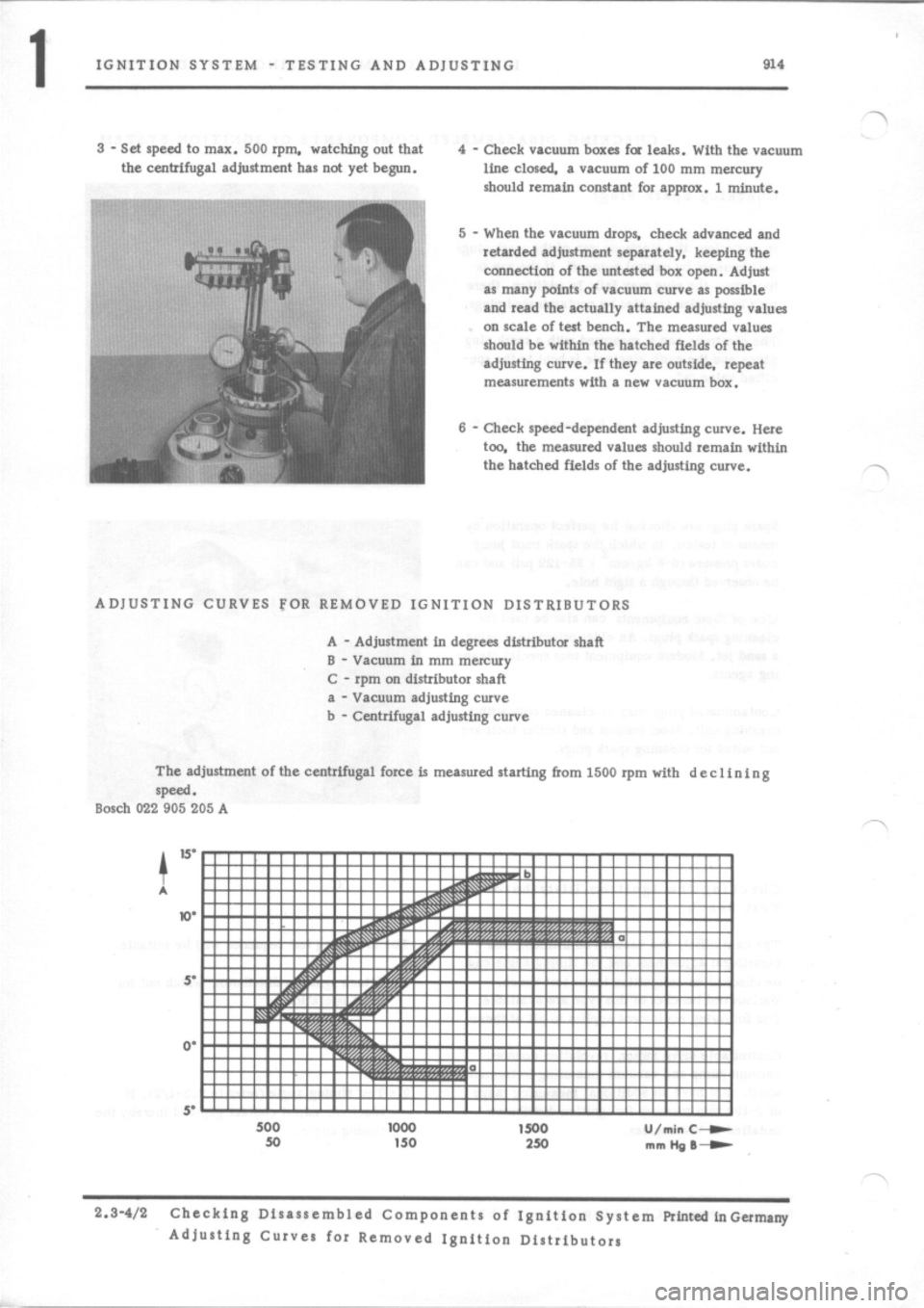 PORSCHE 914 1975 1.G Engine 1 Workshop Manual 