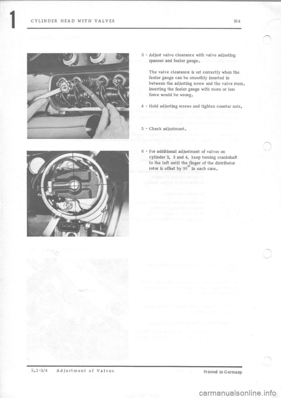 PORSCHE 914 1975 1.G Engine 2 Workshop Manual 