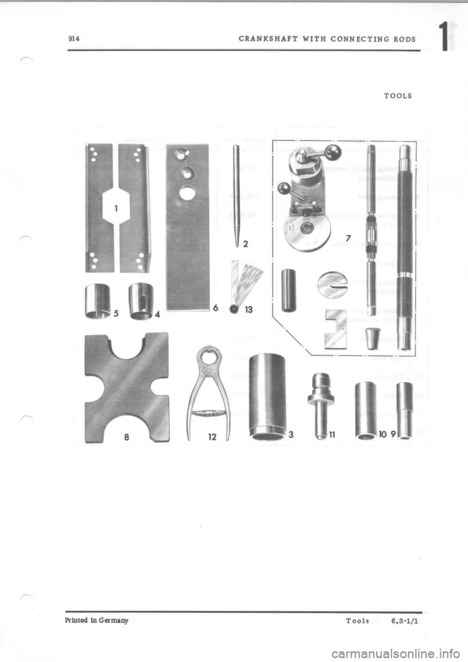 PORSCHE 914 1975 1.G Engine 2 Workshop Manual 