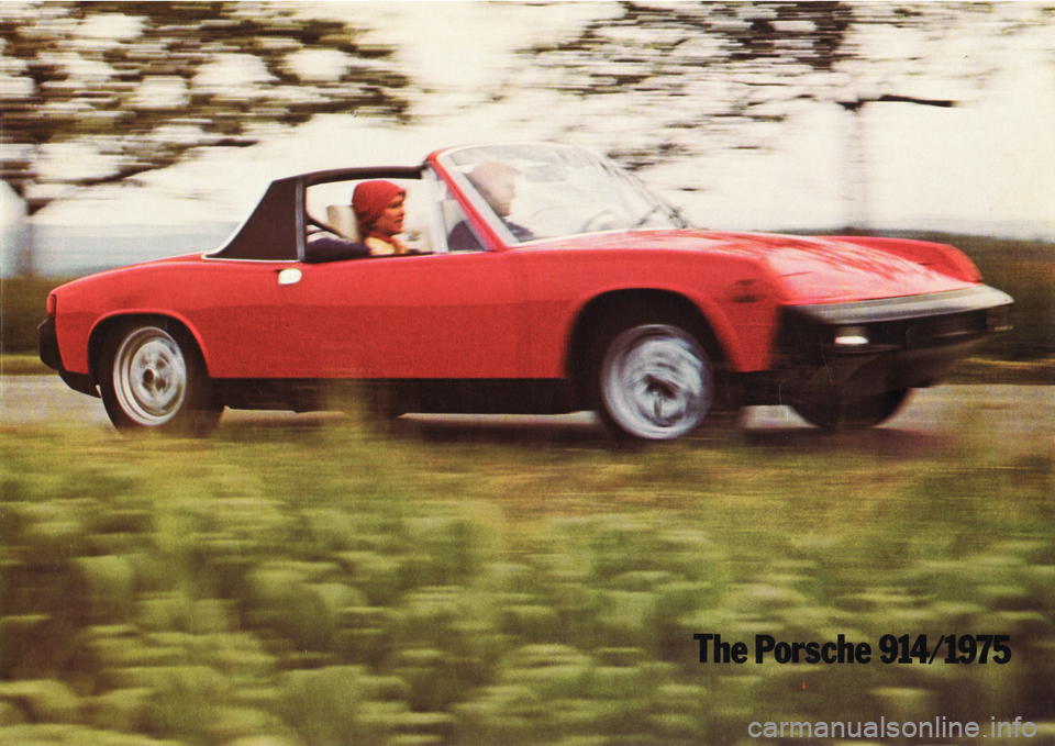 PORSCHE 914 1975 1.G Information Manual 