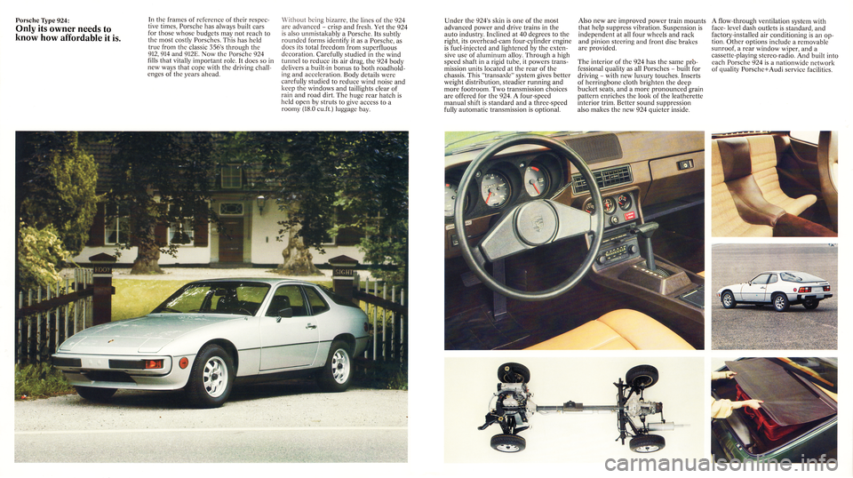 PORSCHE 928 1977 1.G Information Manual 