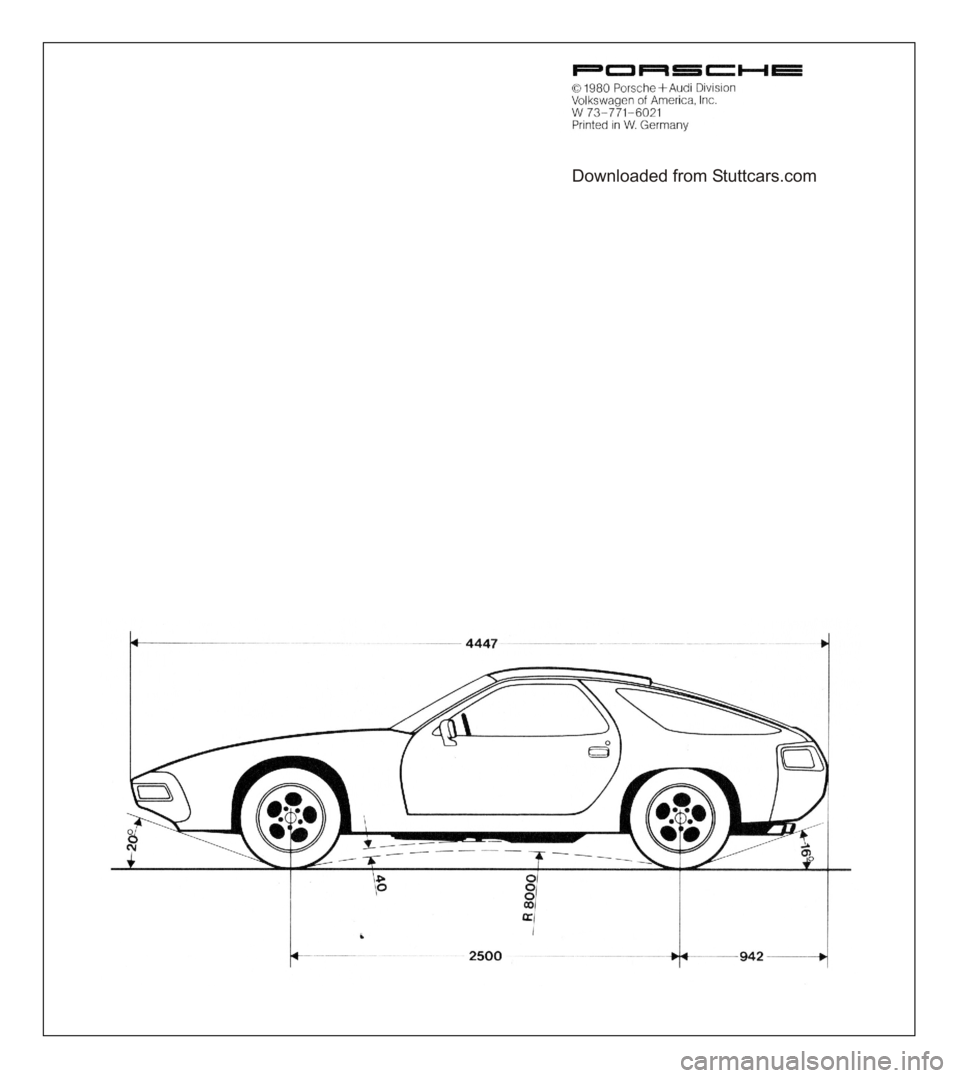 PORSCHE 928 1981 1.G Technical Data Downloaded from Stuttcars.com 