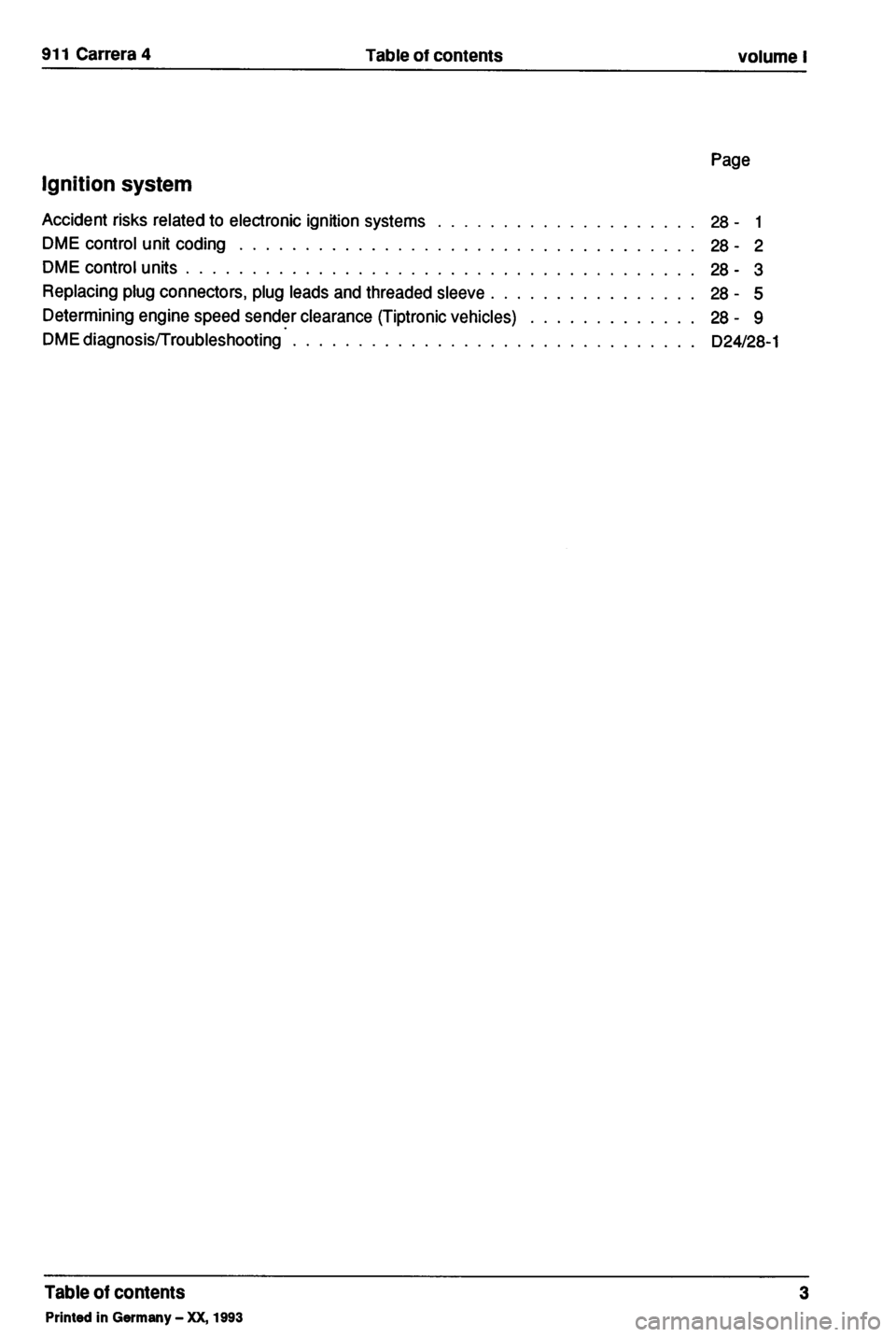 PORSCHE 964 1987 2.G Service Workshop Manual 