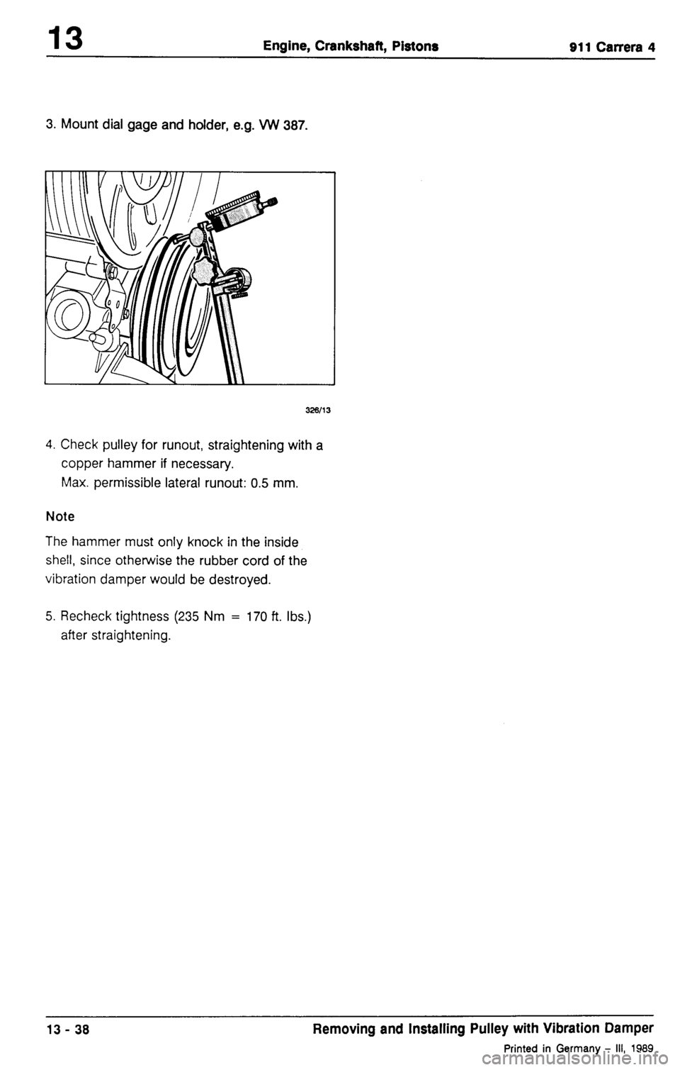 PORSCHE 964 1987 2.G Service Workshop Manual 