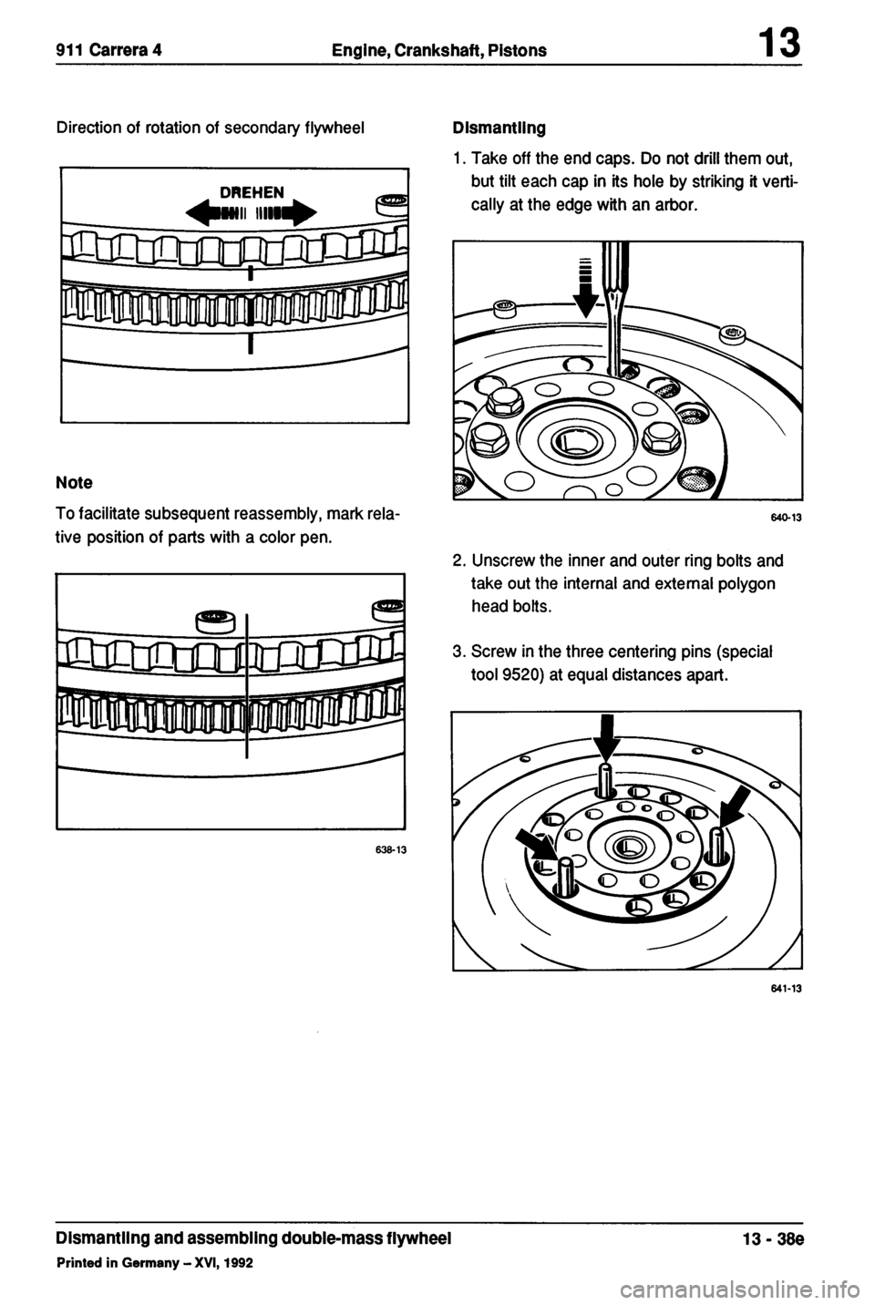 PORSCHE 964 1987 2.G Service Workshop Manual 