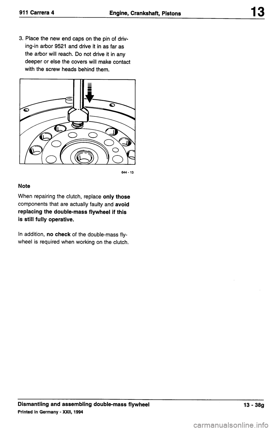 PORSCHE 964 1987 2.G Service Workshop Manual 