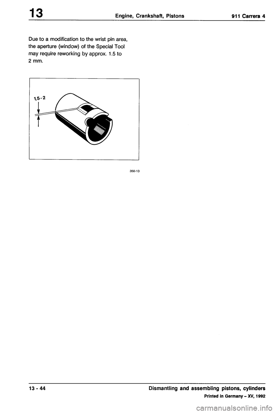 PORSCHE 964 1987 2.G Service Workshop Manual 