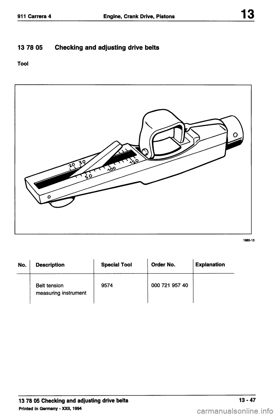 PORSCHE 964 1987 2.G Service Workshop Manual 