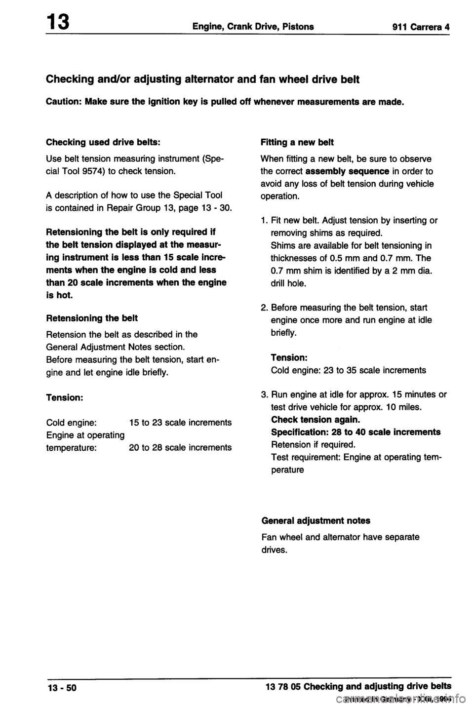 PORSCHE 964 1987 2.G Service Workshop Manual 