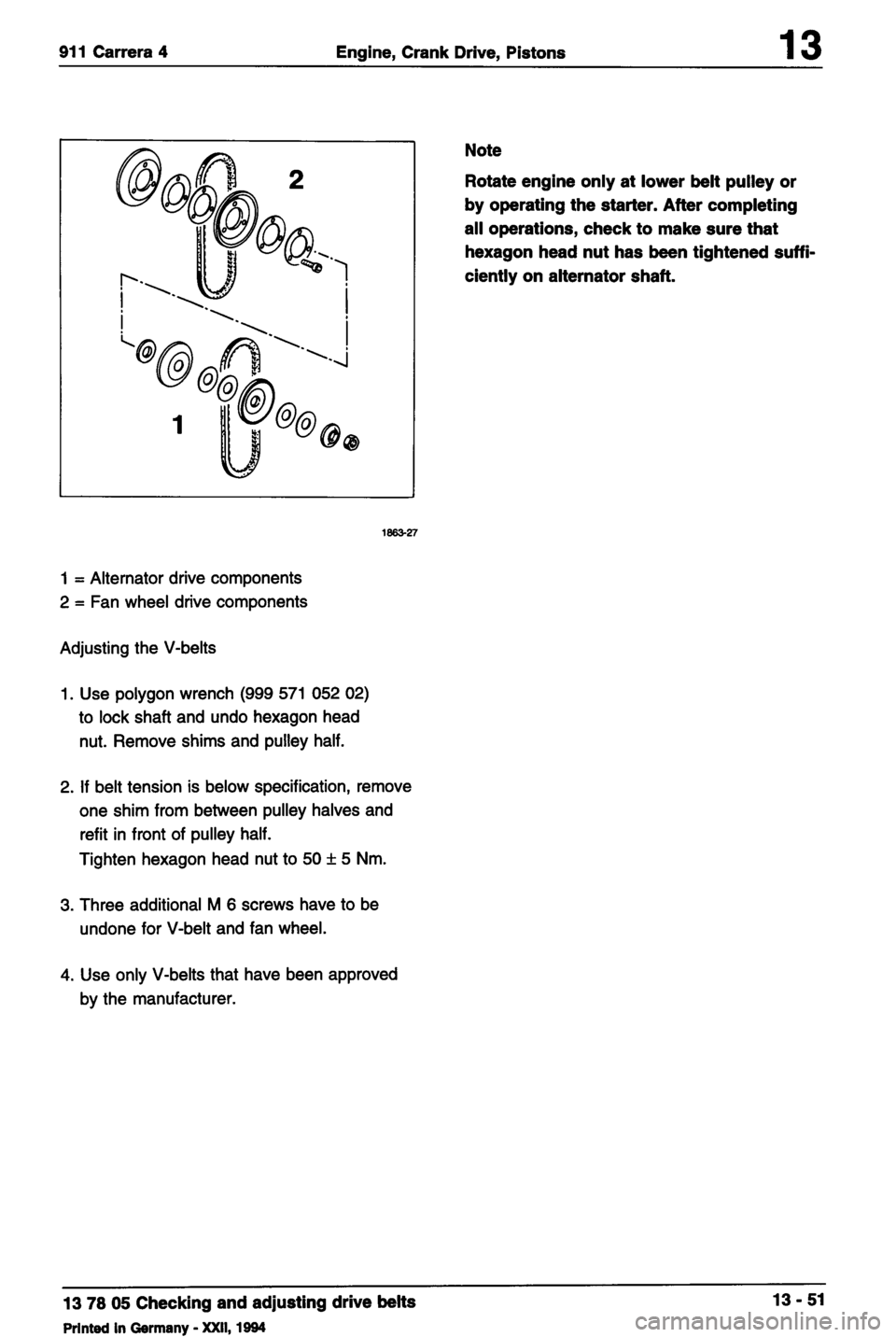PORSCHE 964 1987 2.G Service Workshop Manual 