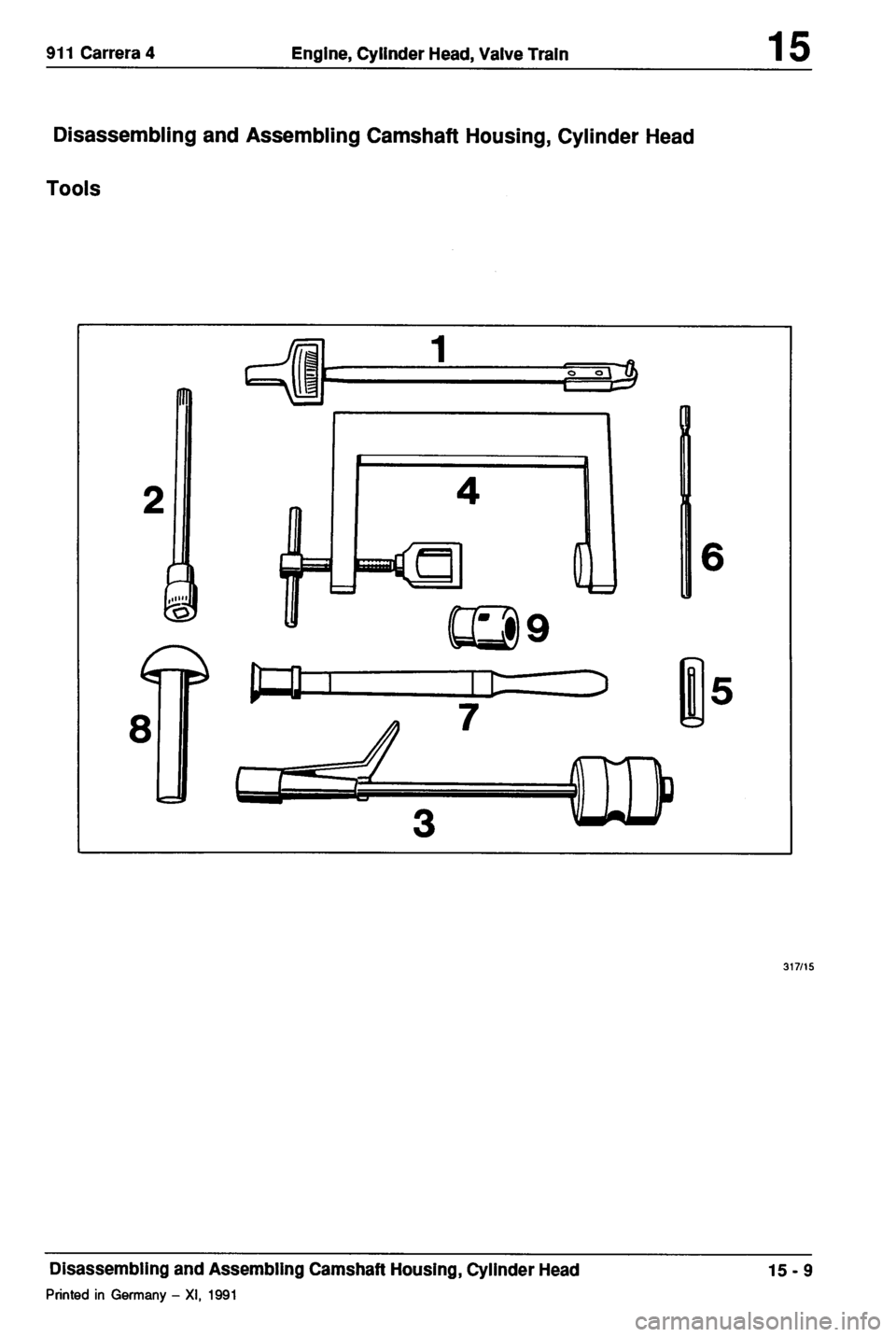 PORSCHE 964 1987 2.G Service Workshop Manual 
