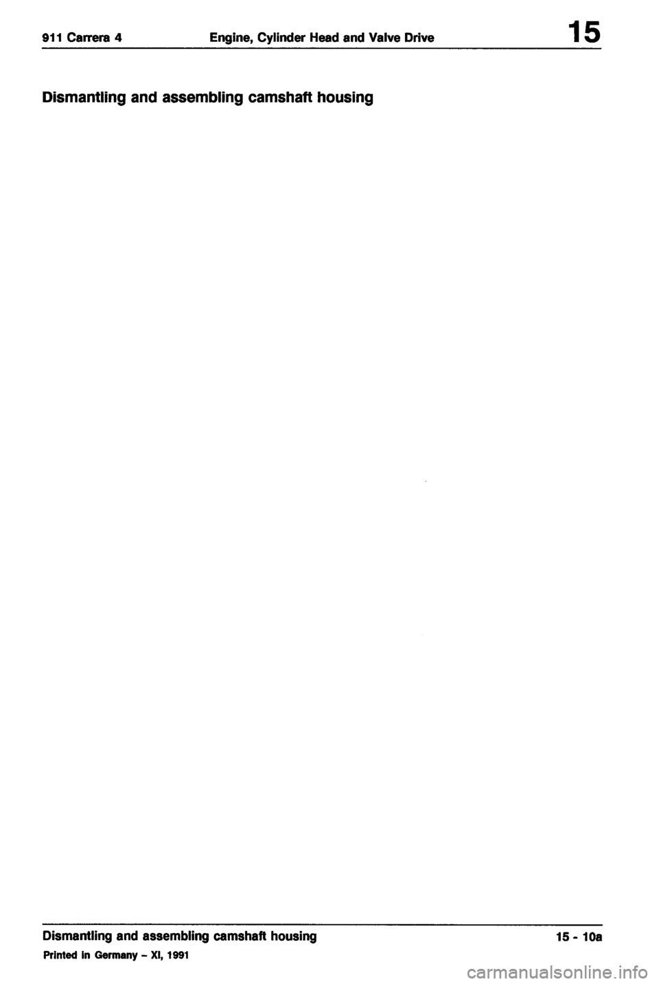 PORSCHE 964 1987 2.G Service Workshop Manual 