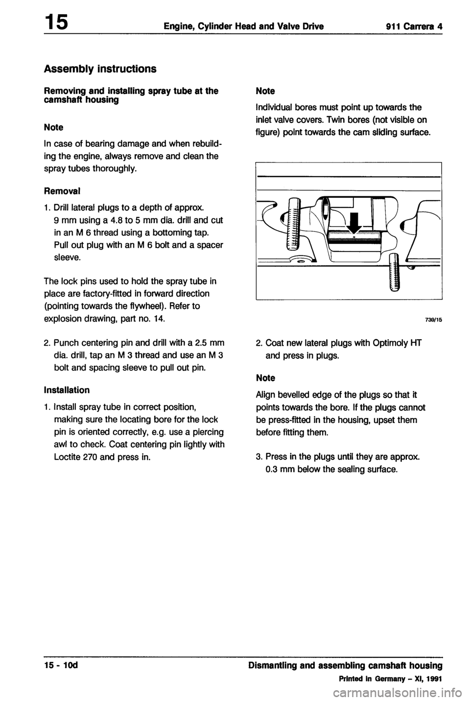 PORSCHE 964 1987 2.G Service Workshop Manual 