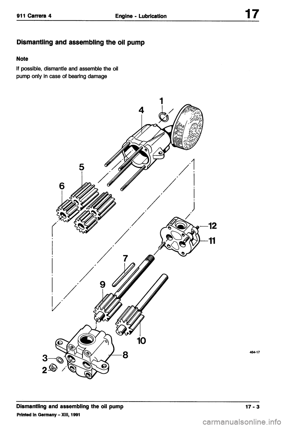 PORSCHE 964 1987 2.G Service Workshop Manual 
