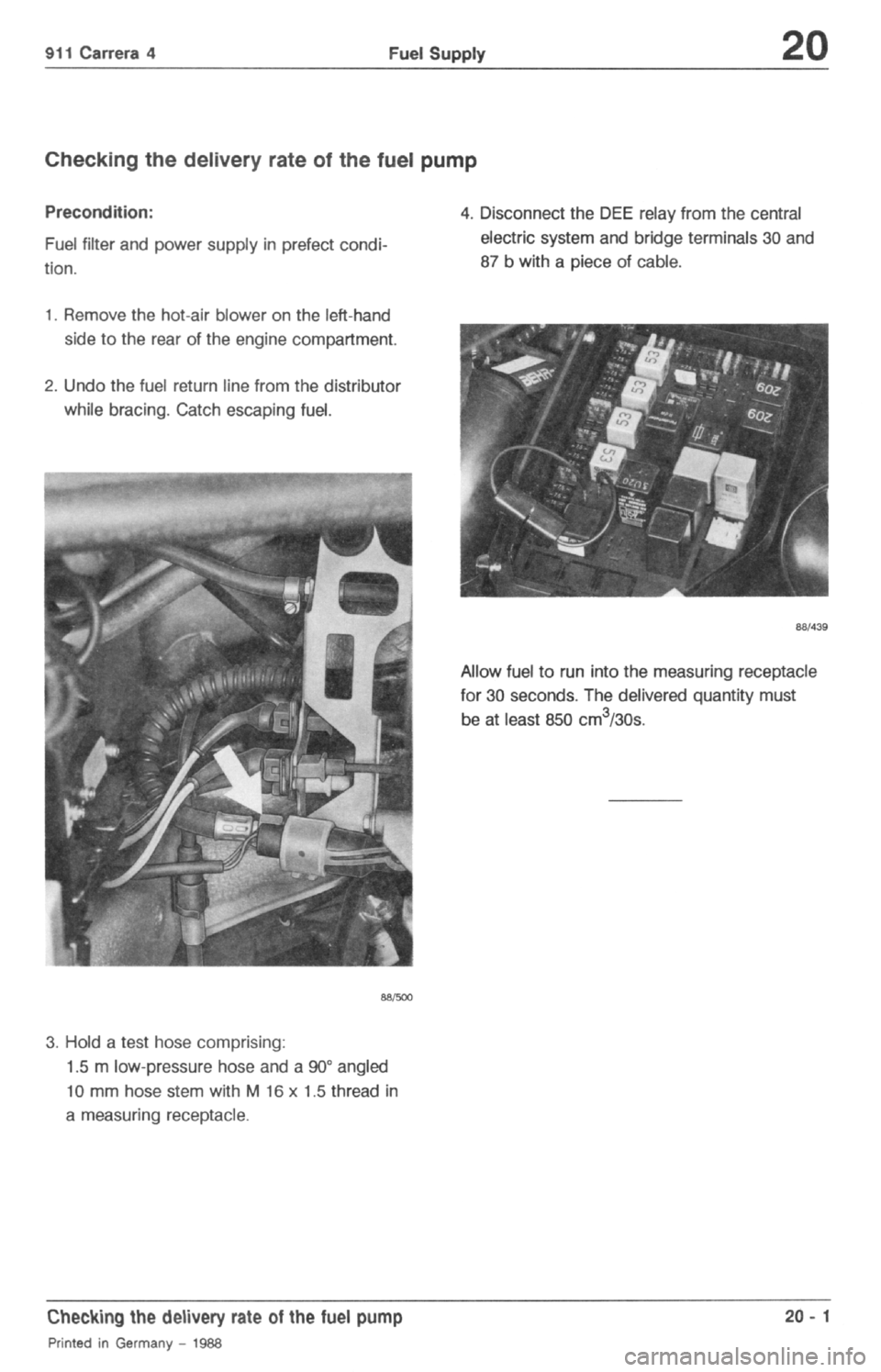 PORSCHE 964 1987 2.G Service Workshop Manual 