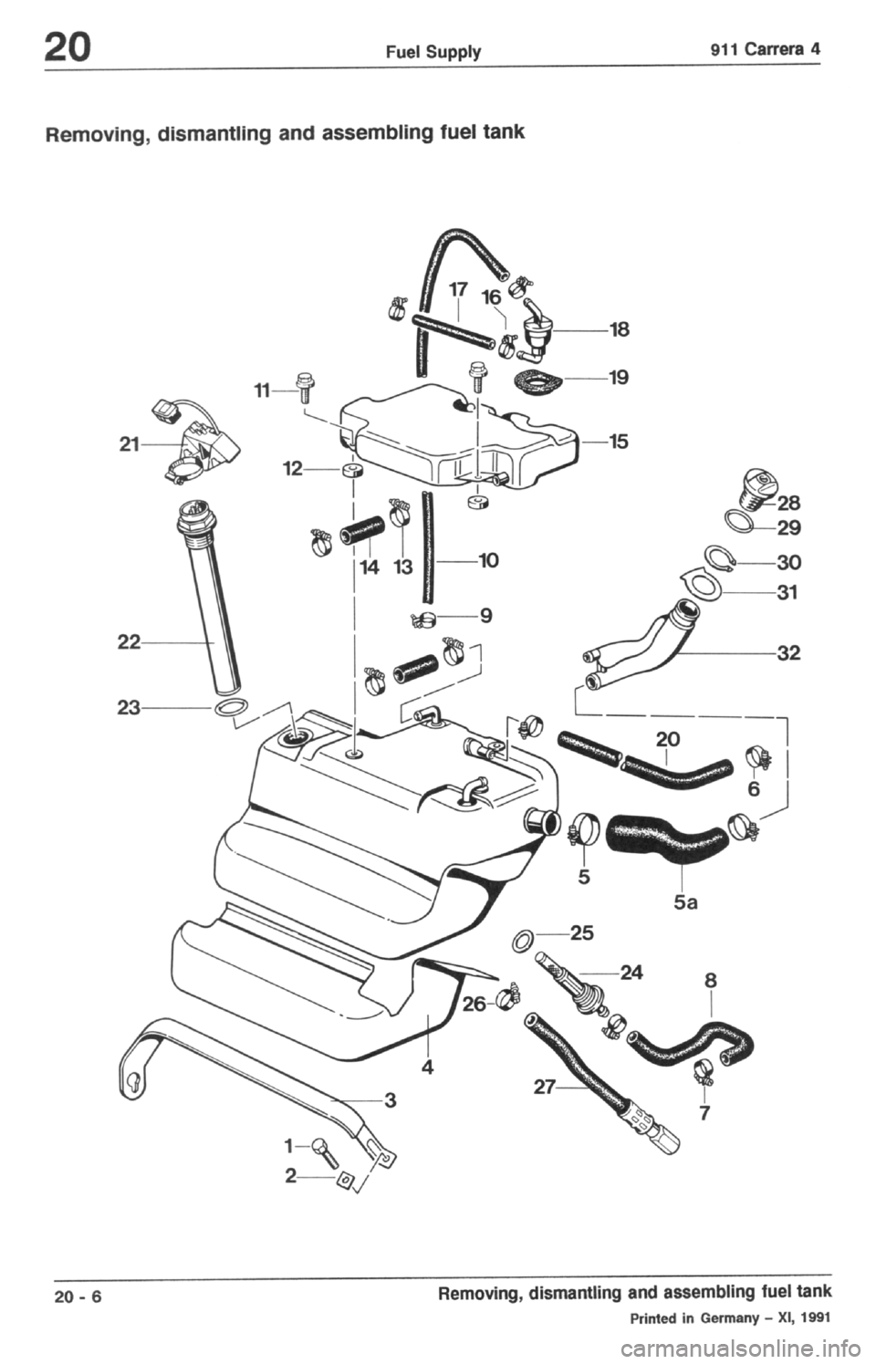 PORSCHE 964 1987 2.G Service Workshop Manual 