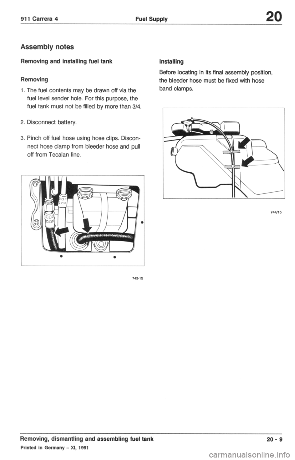 PORSCHE 964 1987 2.G Service Workshop Manual 