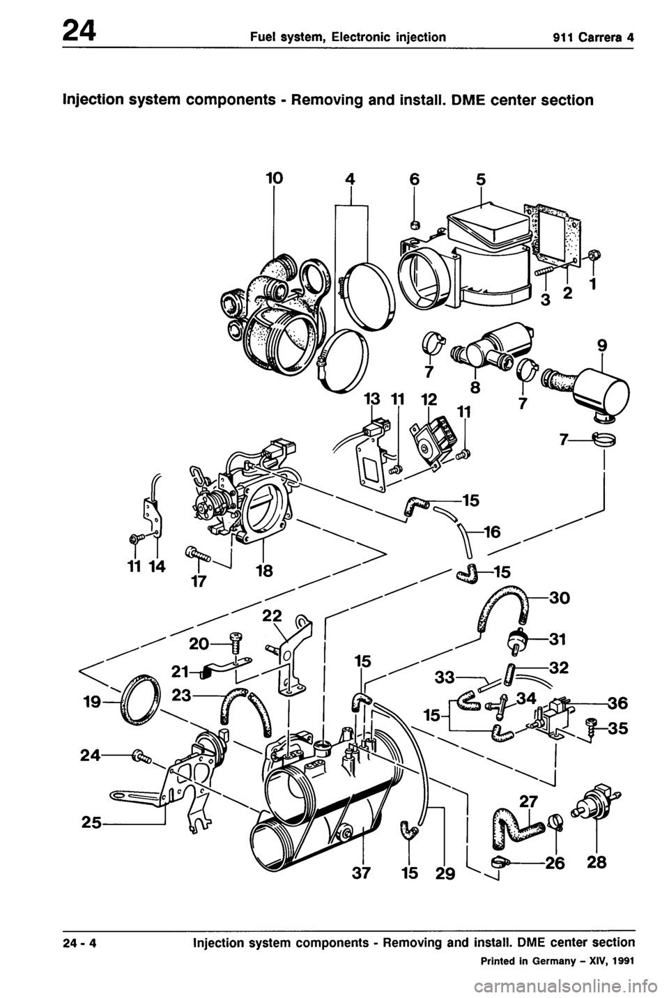 PORSCHE 964 1987 2.G Service Workshop Manual 