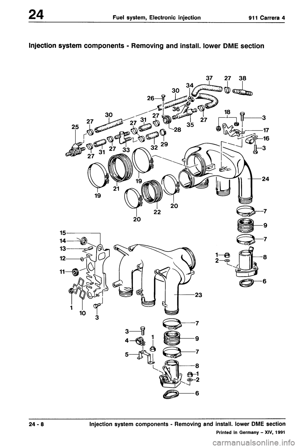 PORSCHE 964 1987 2.G Service Workshop Manual 