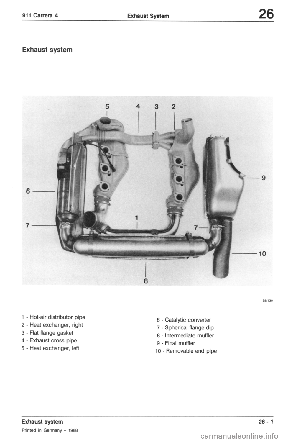 PORSCHE 964 1987 2.G Service Workshop Manual 