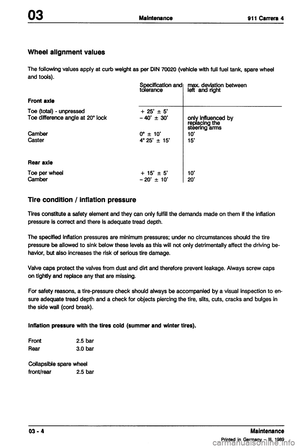 PORSCHE 964 1987 2.G Service Workshop Manual 
