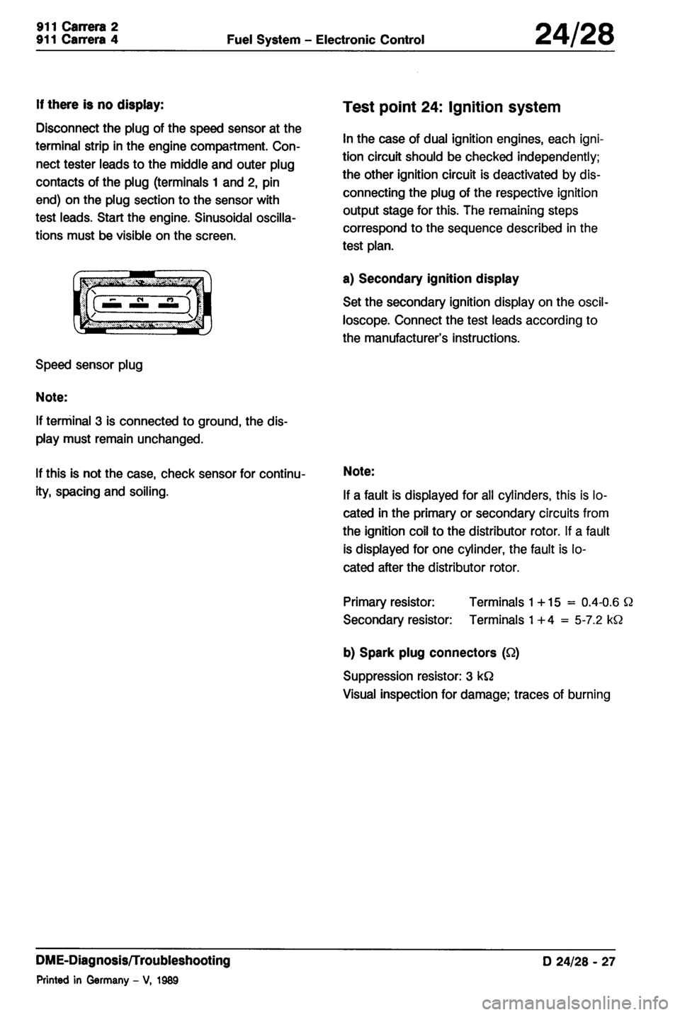 PORSCHE 964 1987 2.G Service Workshop Manual 