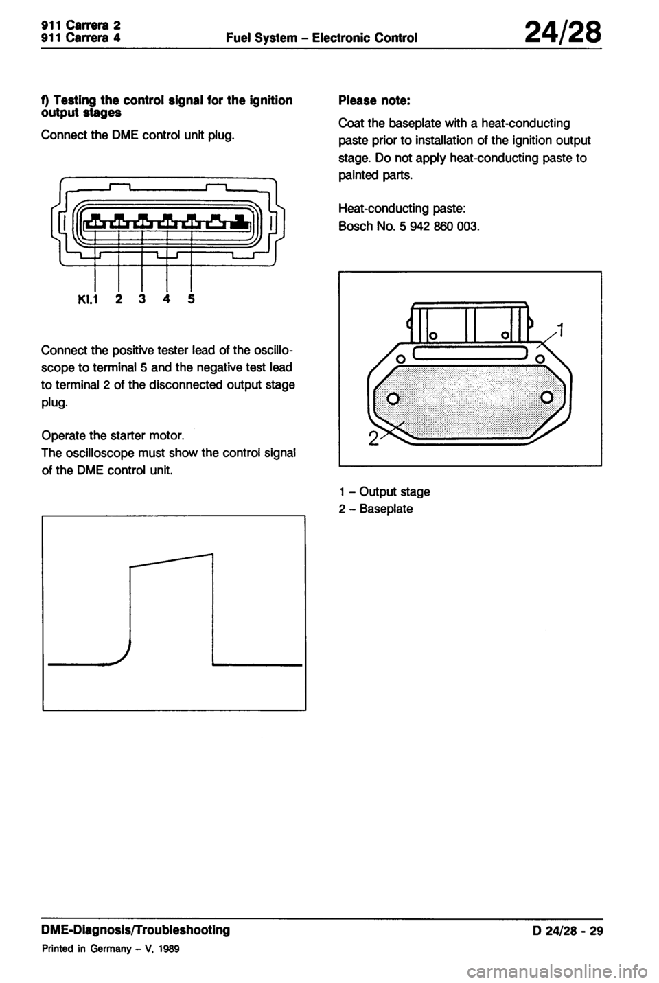 PORSCHE 964 1987 2.G Service Workshop Manual 