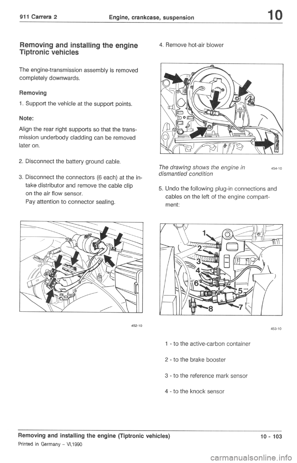 PORSCHE 964 1987 2.G Service Workshop Manual 