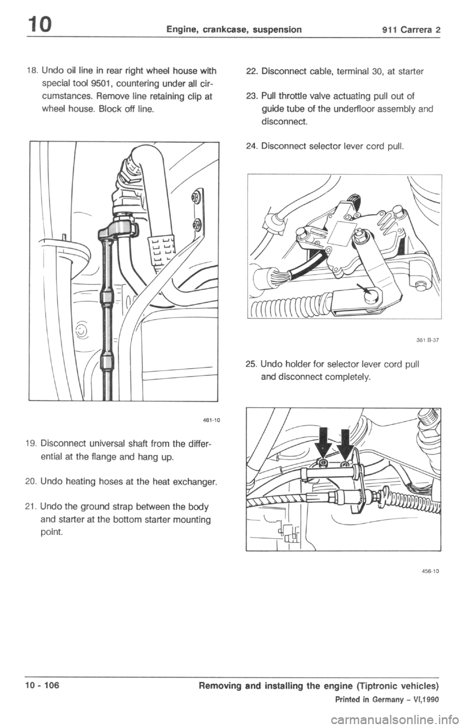 PORSCHE 964 1987 2.G Service Workshop Manual 