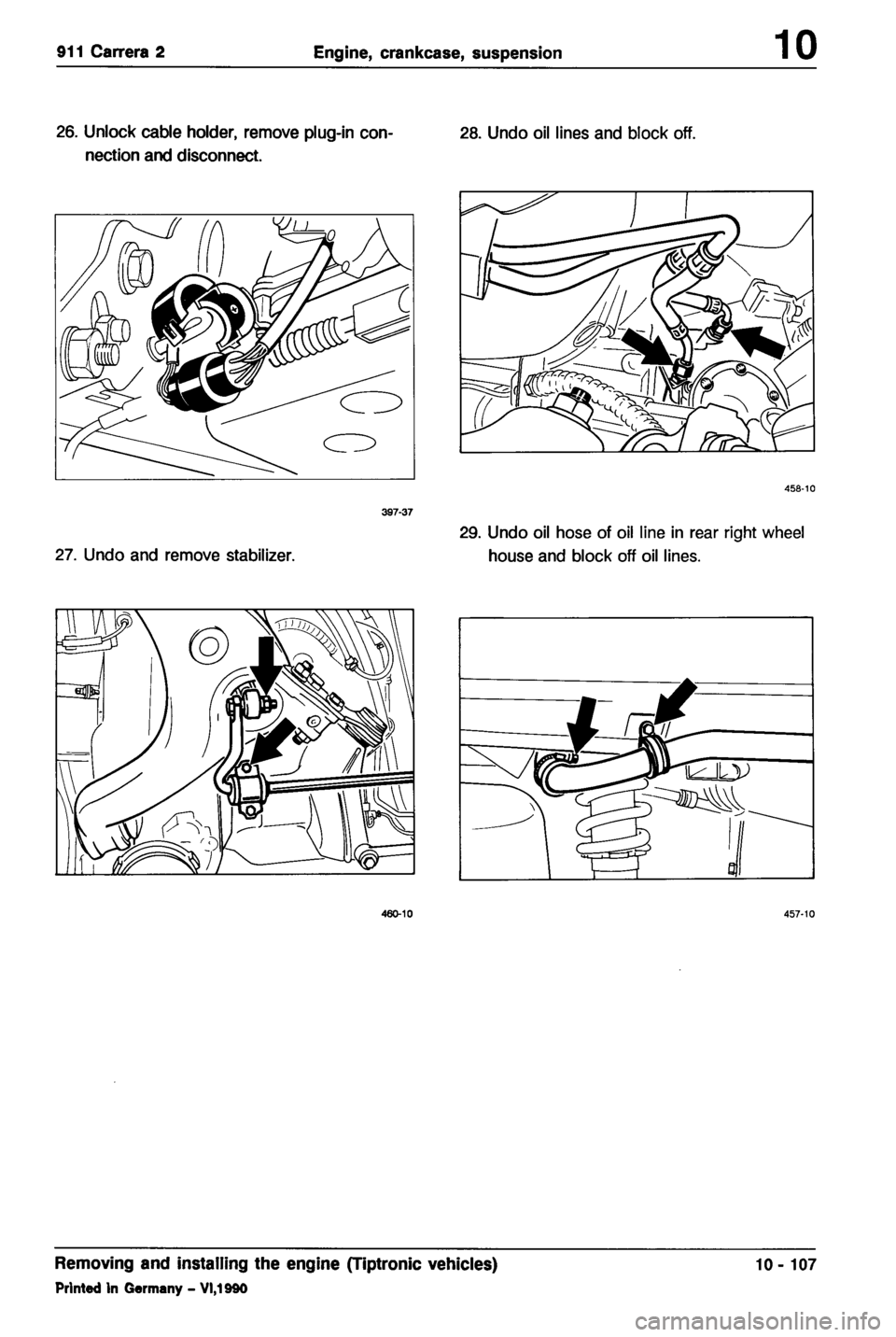 PORSCHE 964 1987 2.G Service Workshop Manual 