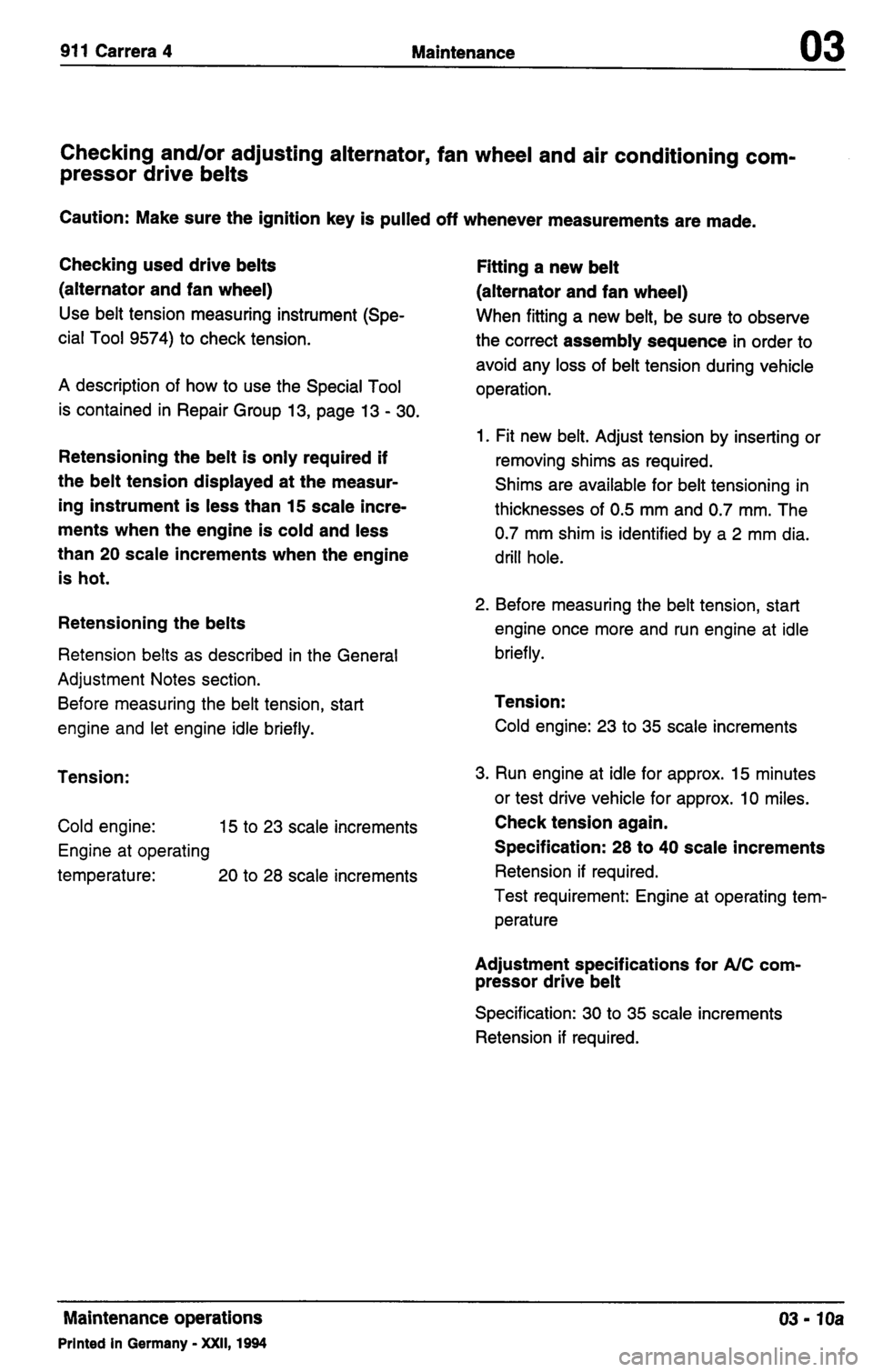 PORSCHE 964 1987 2.G Service Workshop Manual 