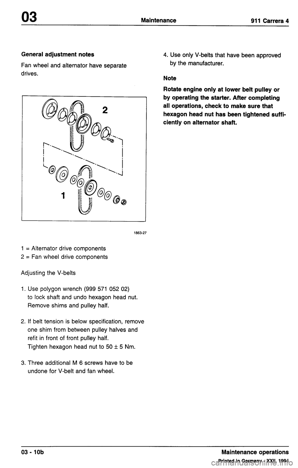PORSCHE 964 1987 2.G Service Workshop Manual 