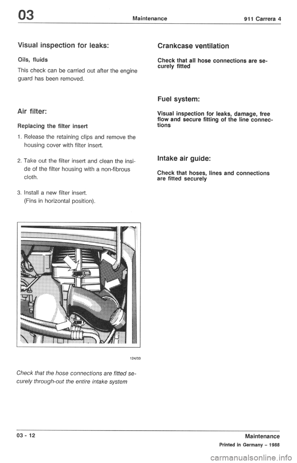 PORSCHE 964 1987 2.G Service Workshop Manual 