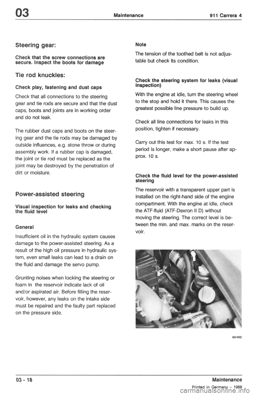 PORSCHE 964 1987 2.G Service Workshop Manual 