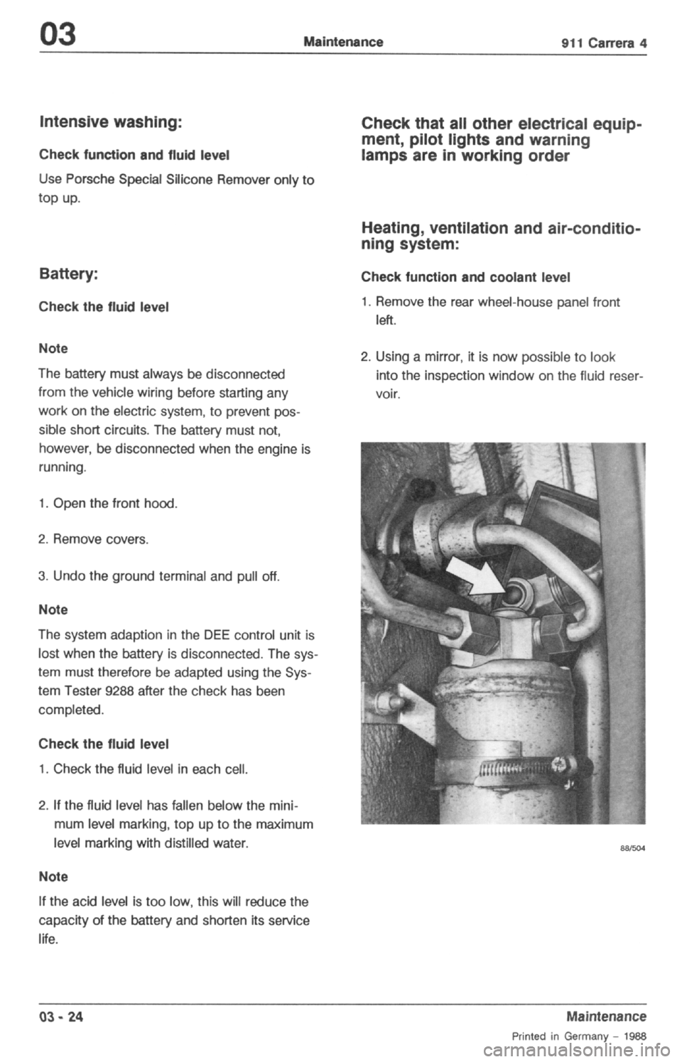PORSCHE 964 1987 2.G Service Workshop Manual 