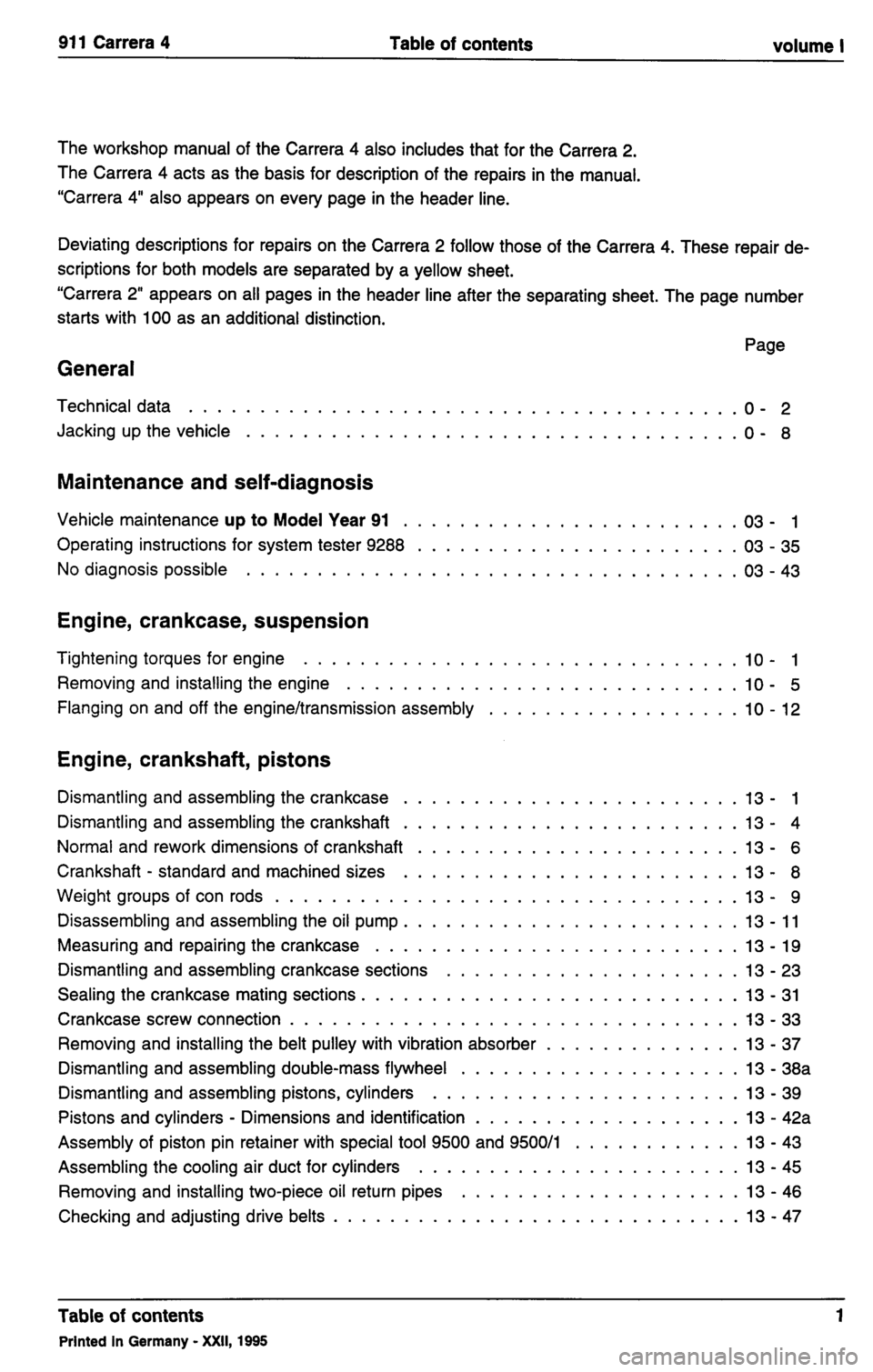 PORSCHE 964 1987 2.G Service Workshop Manual 