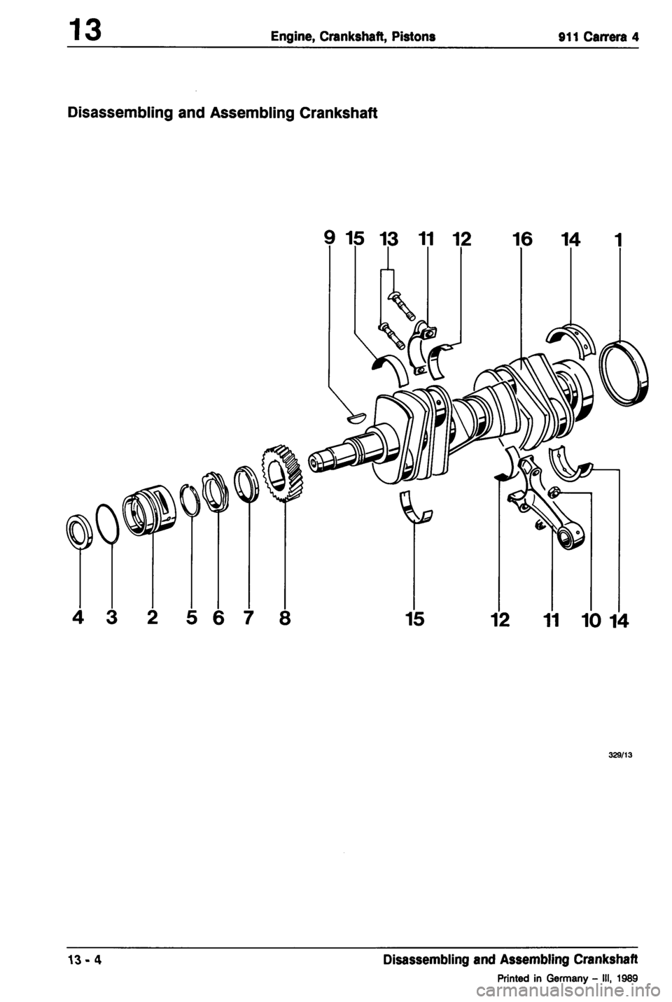 PORSCHE 964 1987 2.G Service Workshop Manual 