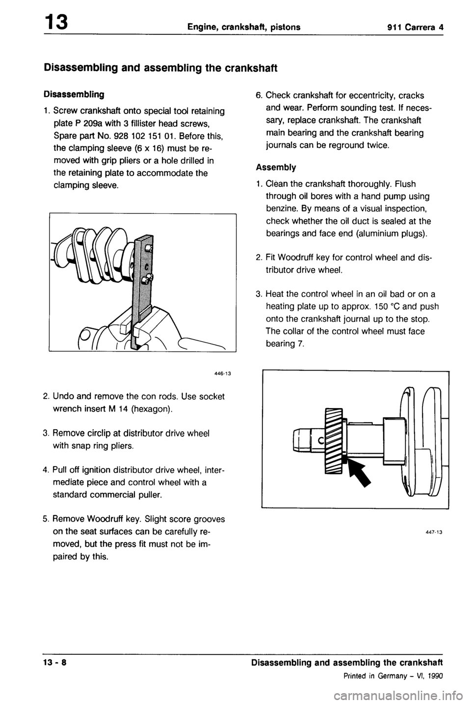 PORSCHE 964 1987 2.G Service Workshop Manual 