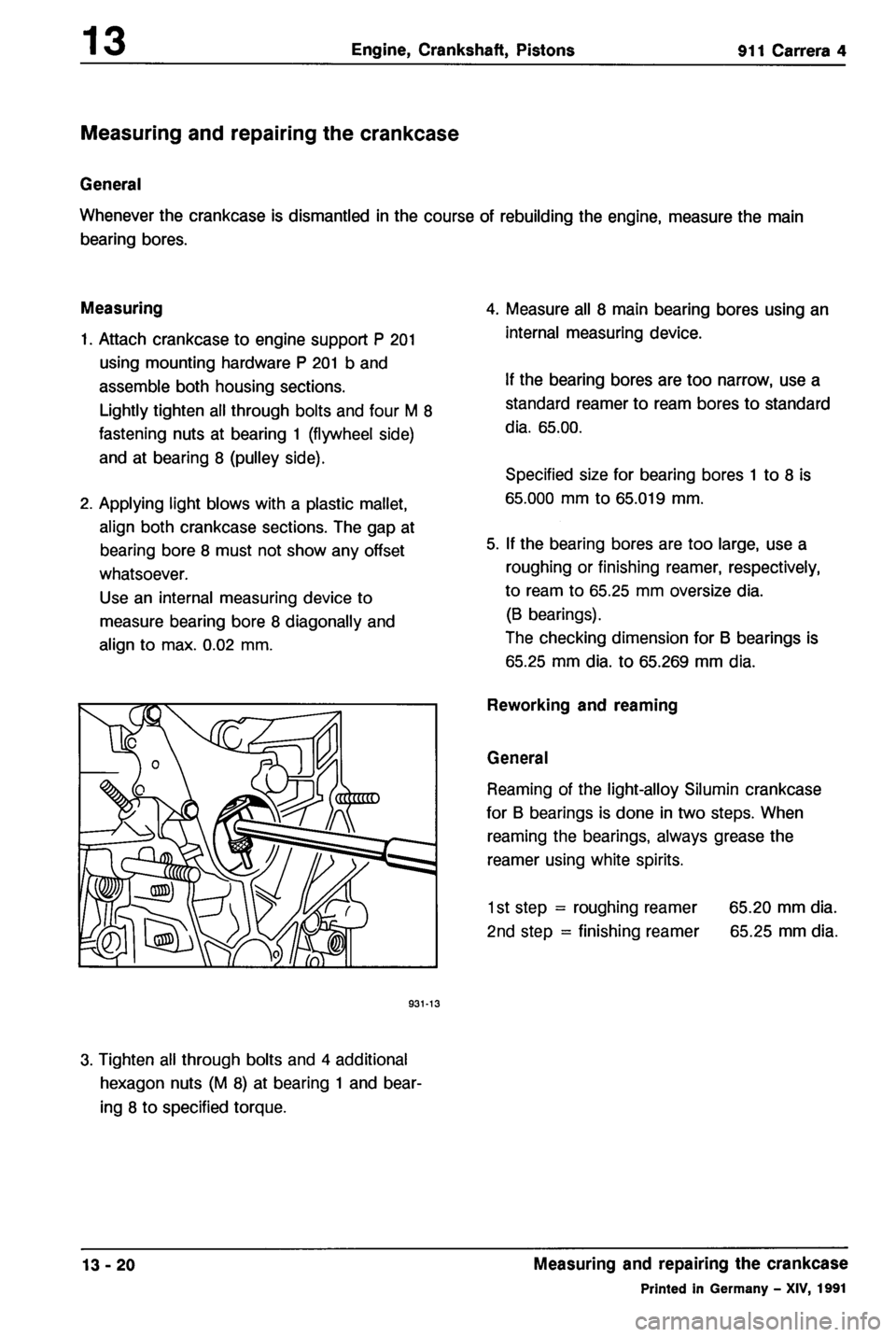 PORSCHE 964 1987 2.G Service Workshop Manual 