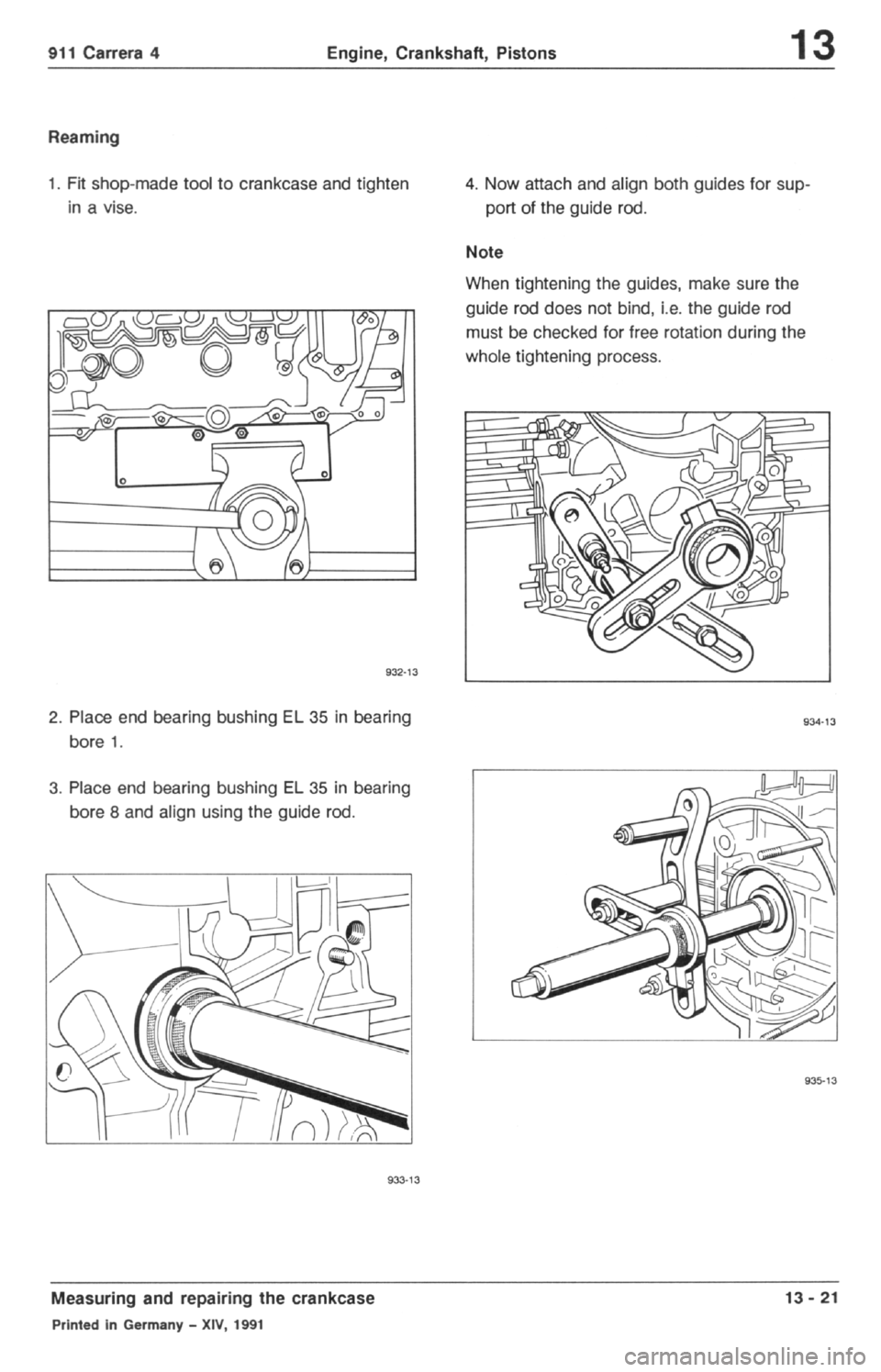 PORSCHE 964 1987 2.G Service Workshop Manual 