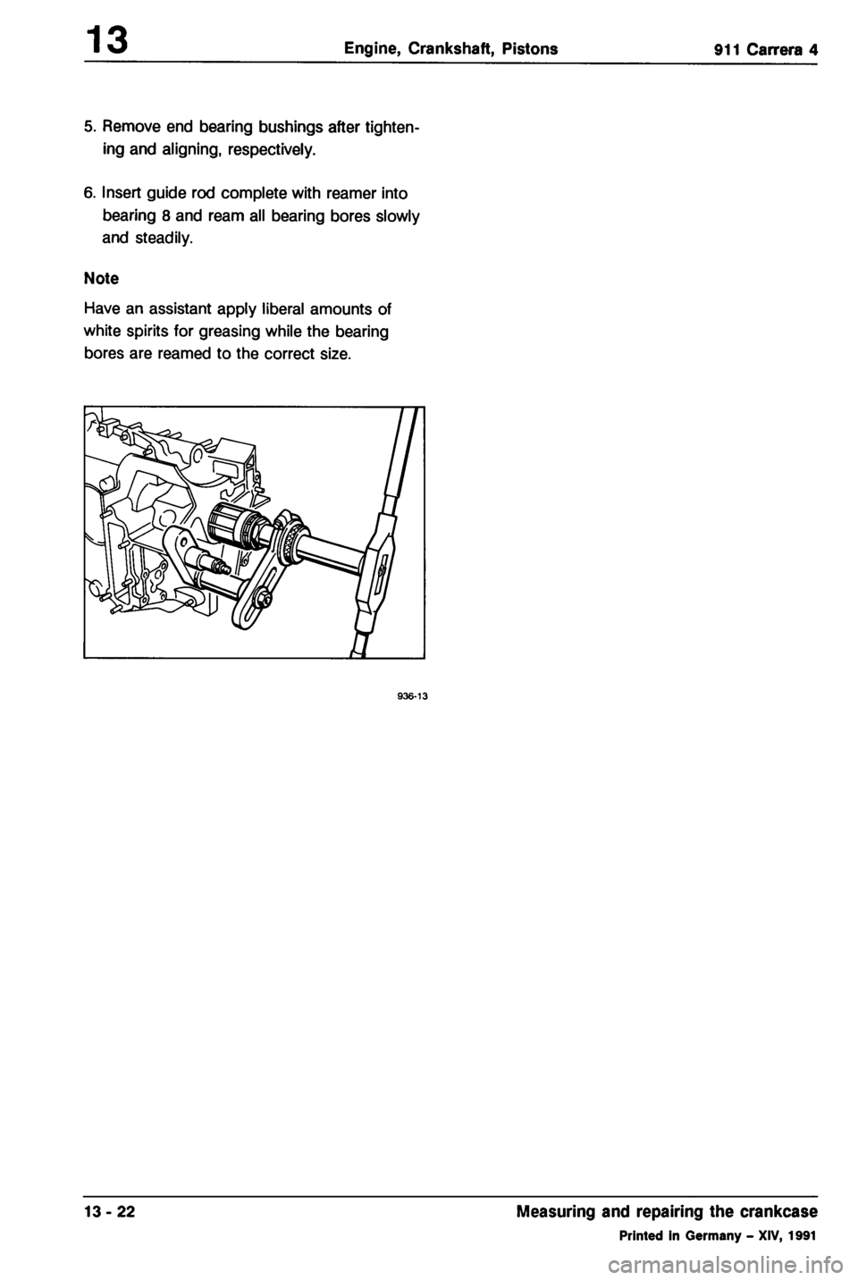 PORSCHE 964 1987 2.G Service Workshop Manual 