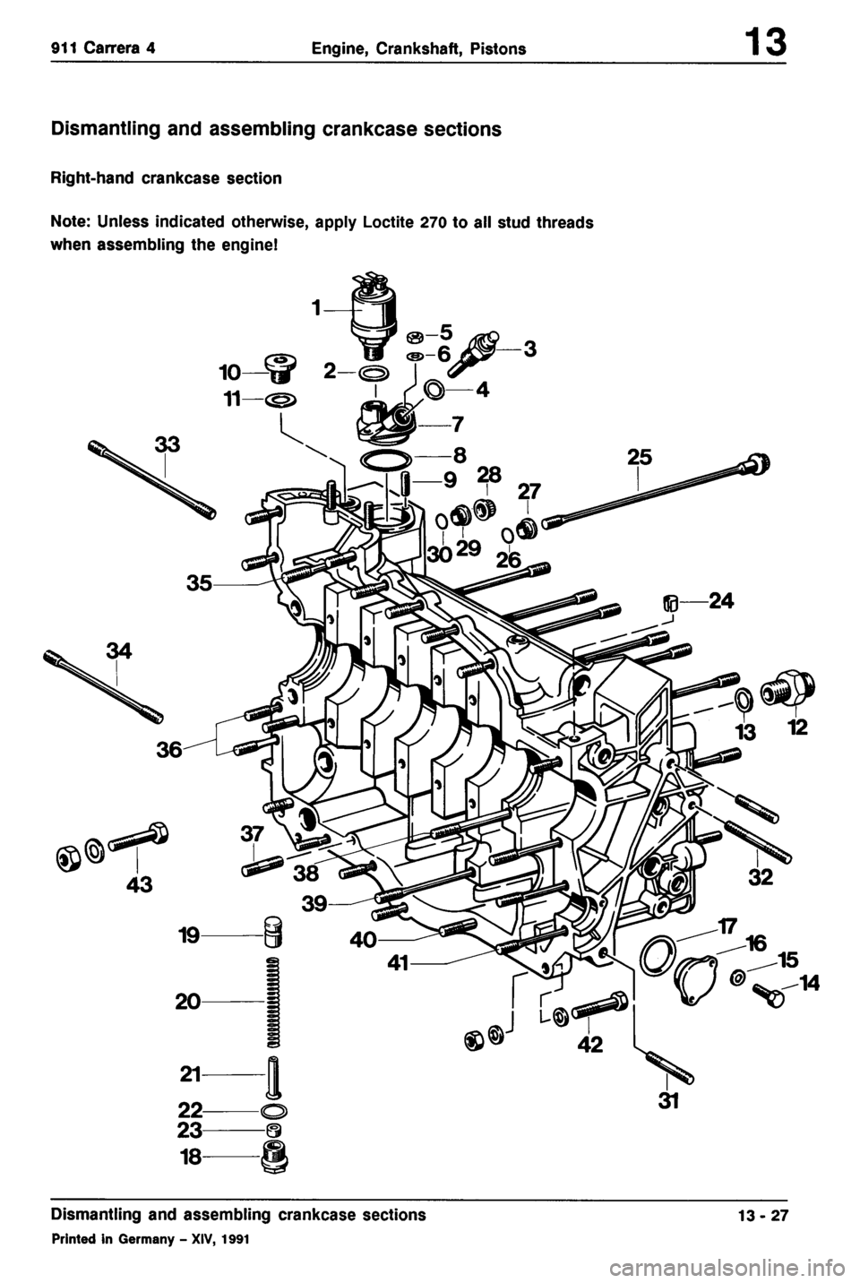 PORSCHE 964 1987 2.G Service Workshop Manual 
