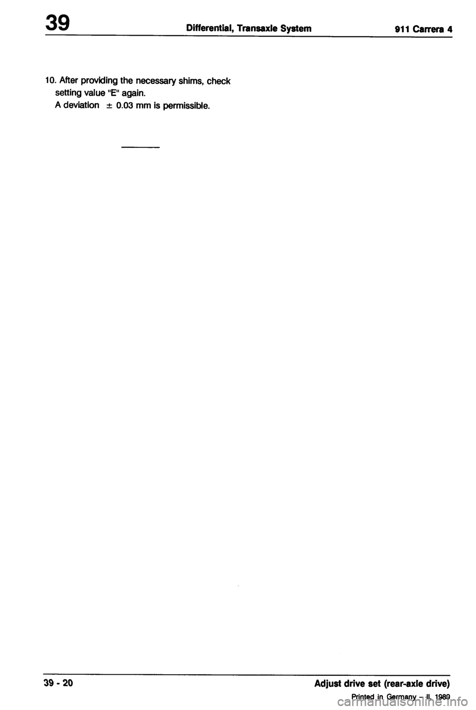 PORSCHE 964 1987 2.G Service Workshop Manual 2 