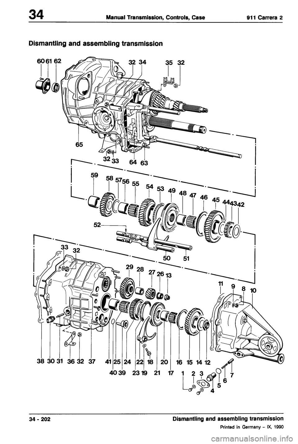 PORSCHE 964 1987 2.G Service Workshop Manual 2 