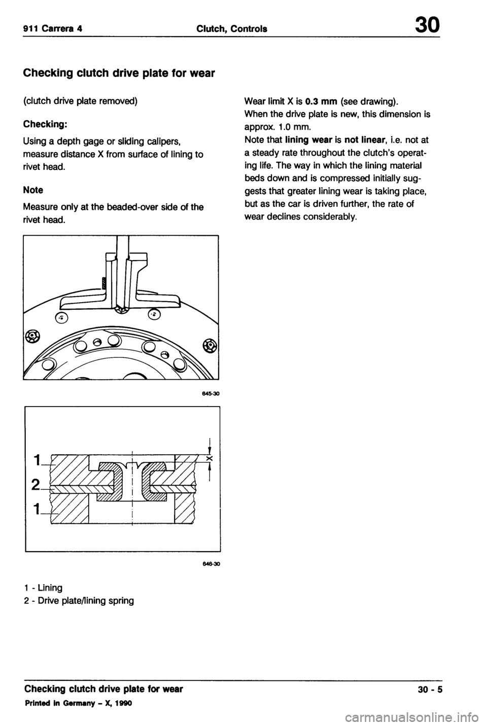 PORSCHE 964 1987 2.G Service Workshop Manual 2 