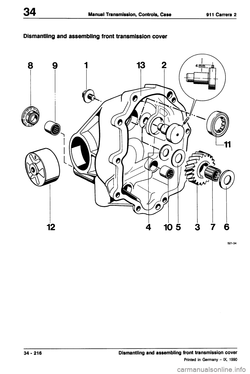 PORSCHE 964 1987 2.G Service Workshop Manual 2 