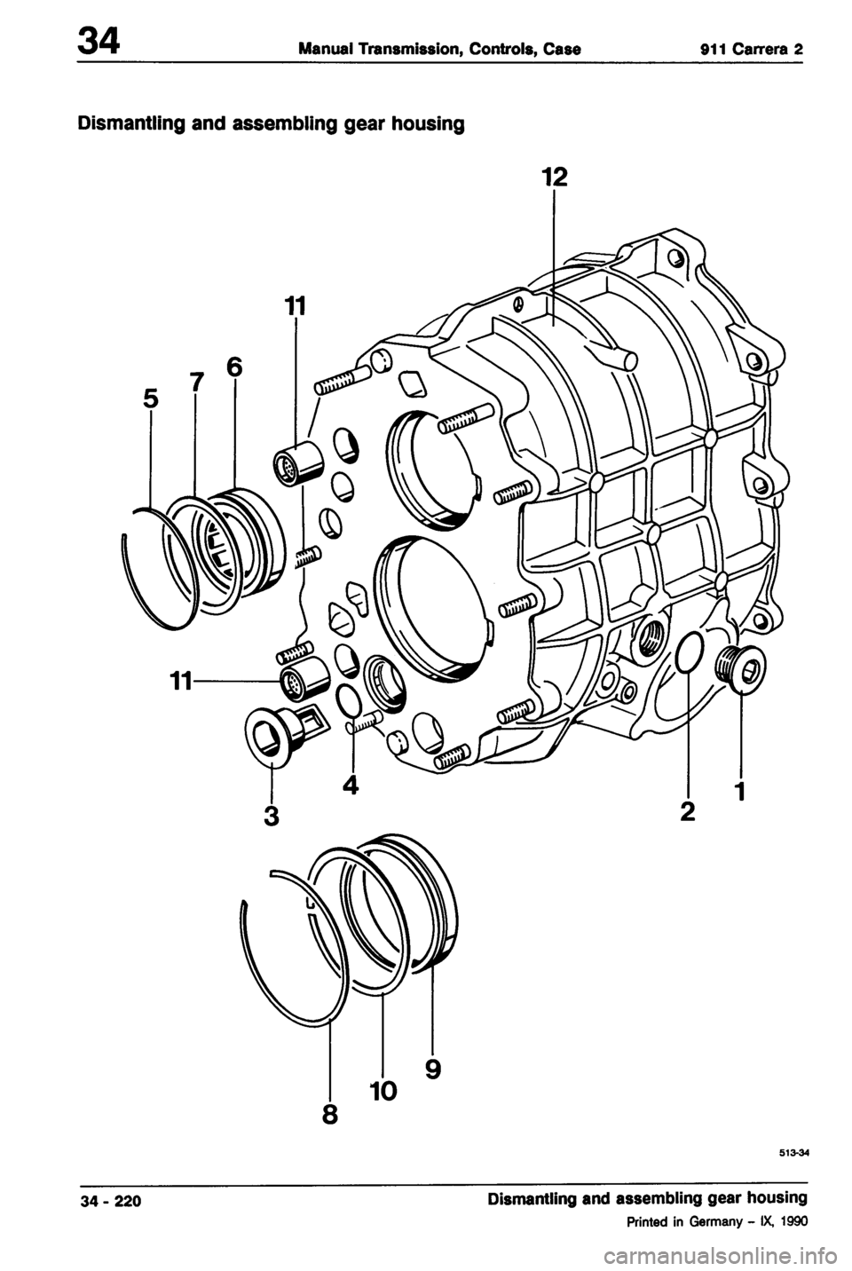 PORSCHE 964 1987 2.G Service Workshop Manual 2 