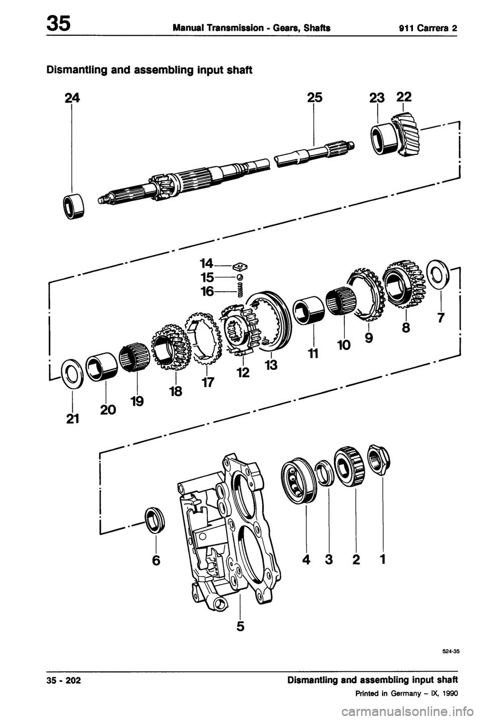 PORSCHE 964 1987 2.G Service Workshop Manual 2 