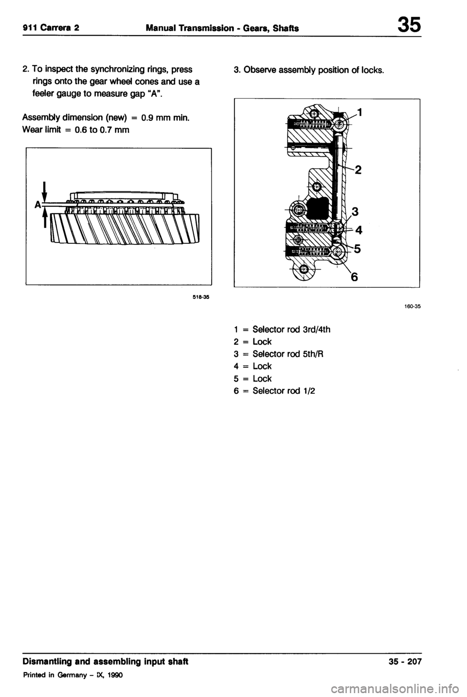 PORSCHE 964 1987 2.G Service Workshop Manual 2 