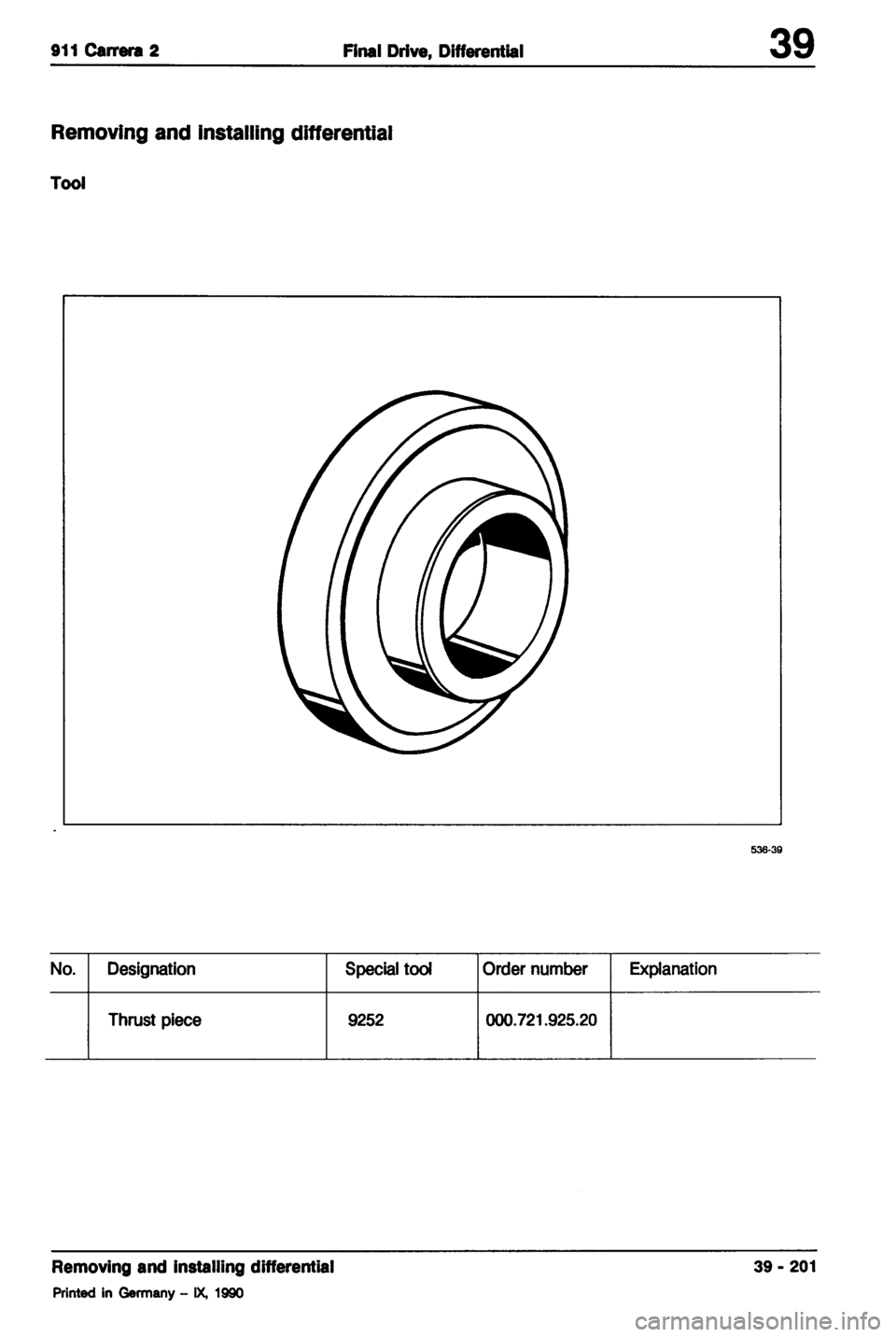PORSCHE 964 1987 2.G Service Workshop Manual 2 